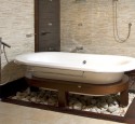 Bathroom floor tile ideas white