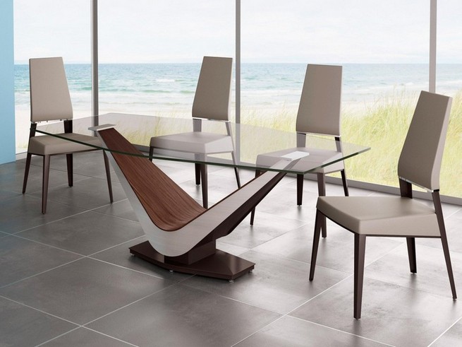 Expensive glass top dining table
