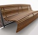 Patio bench modern