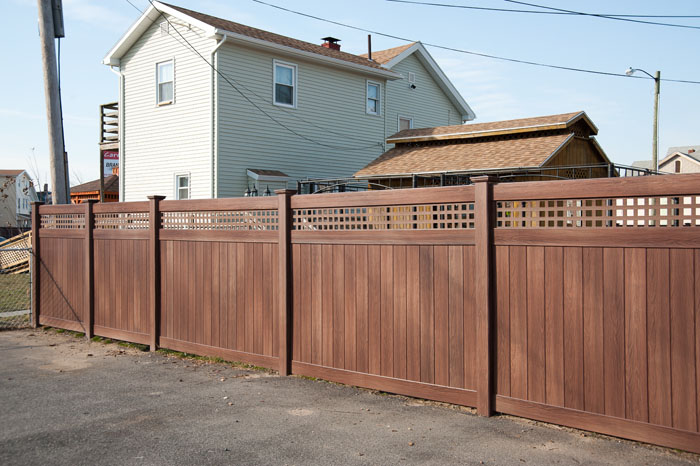 Fence Wood Grain Vinyl Fence Wood Grain
