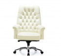 White computer desk and chair