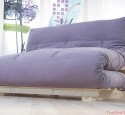 Purple Futon Sofa Bed Fiji