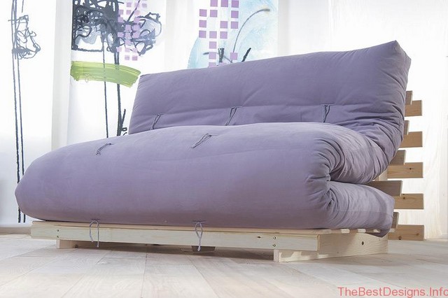 Purple Futon Sofa Bed Fiji