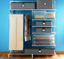 Free standing closet storage