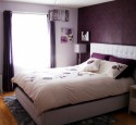 Elegant purple bedroom ideas