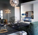 Living room artificial plants