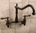 Felicity wall mount kitchen faucet with hand spray