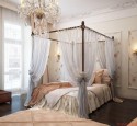 Canopy Bed Curtains Translucent
