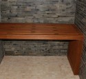 Bathroom bench wood