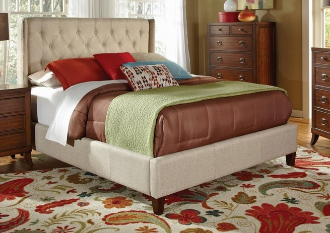 Fabric headboard for king bed