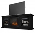 Electric Fireplace TV STand Black Color