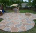 Painting Concrete Patio To Look Like Tile