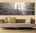 Modern Metal Wall Art Abstract