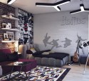 Teenage bedroom wallpaper ideas