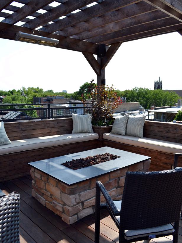 Granite Table Top Fire Pit