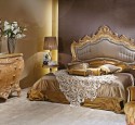 Bedroom Design In Classic Style Noble Gold And Dark Coffee