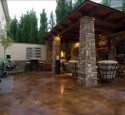 Painting Concrete Patio Before And After