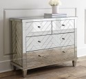 Mirrored nightstands and dressers