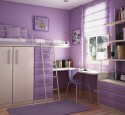 Small bedroom ideas purple