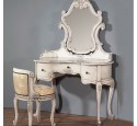 Bedroom vanity desk grey