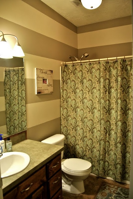 Basement bathroom walls