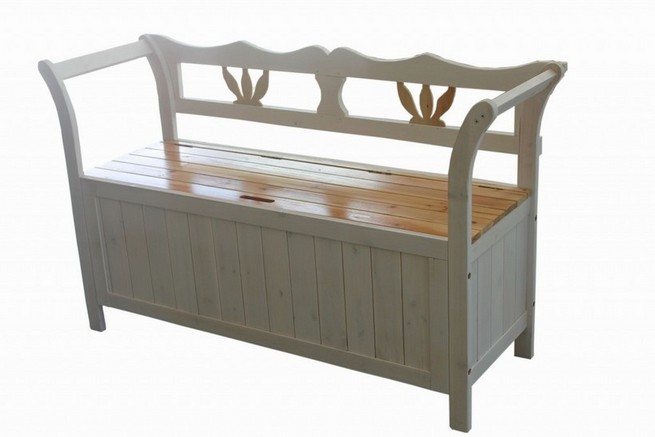 Patio bench storage