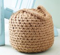 Rope pouf ottoman