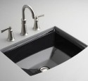 Kohler undermount bathroom sink white