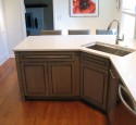 Corner kitchen sink pictures