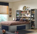 Twin headboard with storage