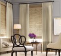 Elegant living room window treatments