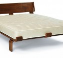 Platform bed queen mattress