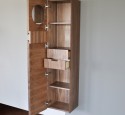 Bath storage cabinets with doors