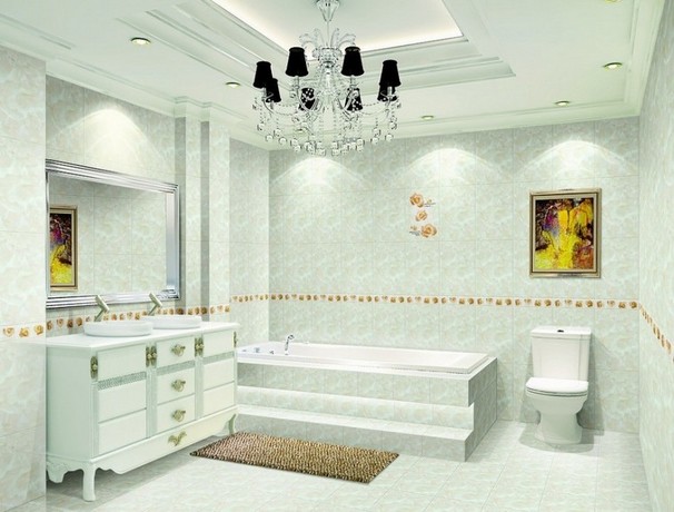 Framed mirrors in different rooms
