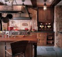 Rustic cabinets for kitchen