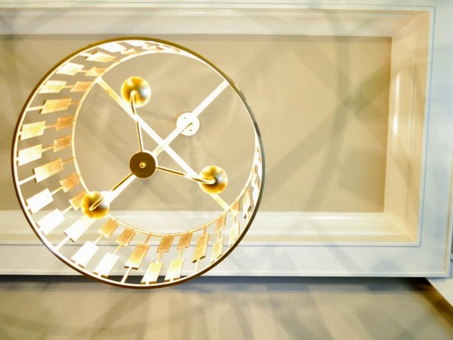 Gold bedroom chandelier