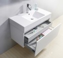 Floating bathroom vanity white