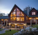 Natural Log Cabin House