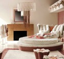 Round bed for girl