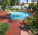 Painting A Concrete Patio To Look Like Tile