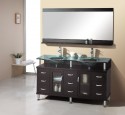 Contemporary bathroom vanity with sink