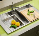 Stainless steel kitchen sink designs