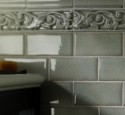 Subway tile bathroom walls