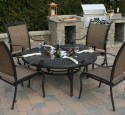 Patio chairs high back