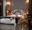 Bedroom Design In Classic Style Silver And Floral Patterns