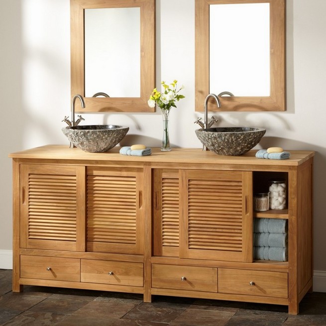 Unfinished bathroom storage cabinets