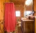 Cabin Bathroom Curtains