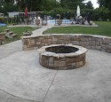 Round Cinder Block Fire Pit