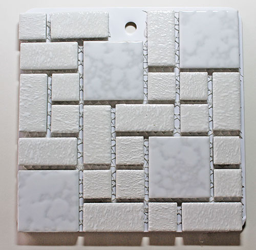 Bathroom floor tile retro