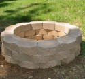 Cinder Block Fire Pit Safe